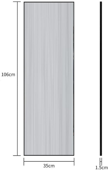 Full-Length Mirror Long Standing for Bedroom and Bathroom (106 x 35 cm, Black) Tristar Online