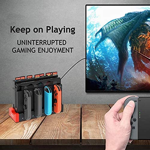 4 in1 Charger Station Stand for Nintendo Switch Joy-con with LED Indication Tristar Online