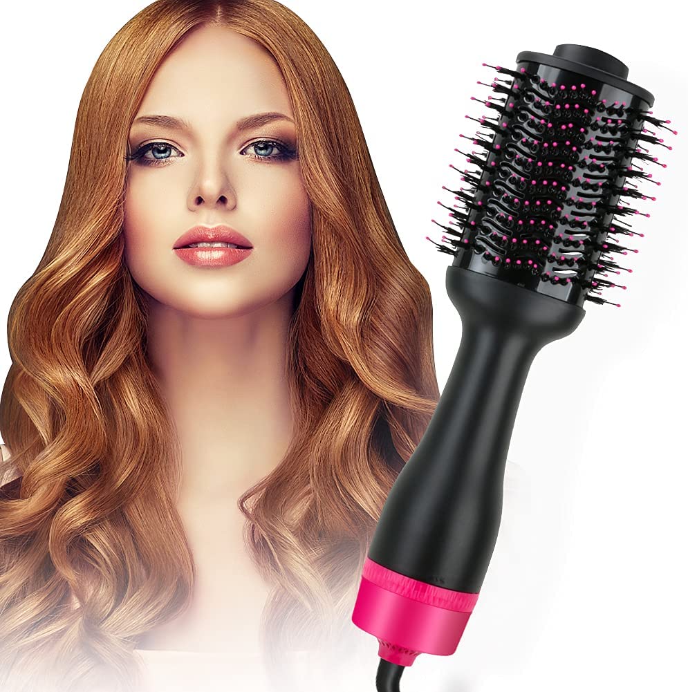 Hot Air One-Step Hair Dryer Negative Ion Anti-Frizz Blowout for Drying,Straightening, Curling and Volumizer (AU Plug) Tristar Online