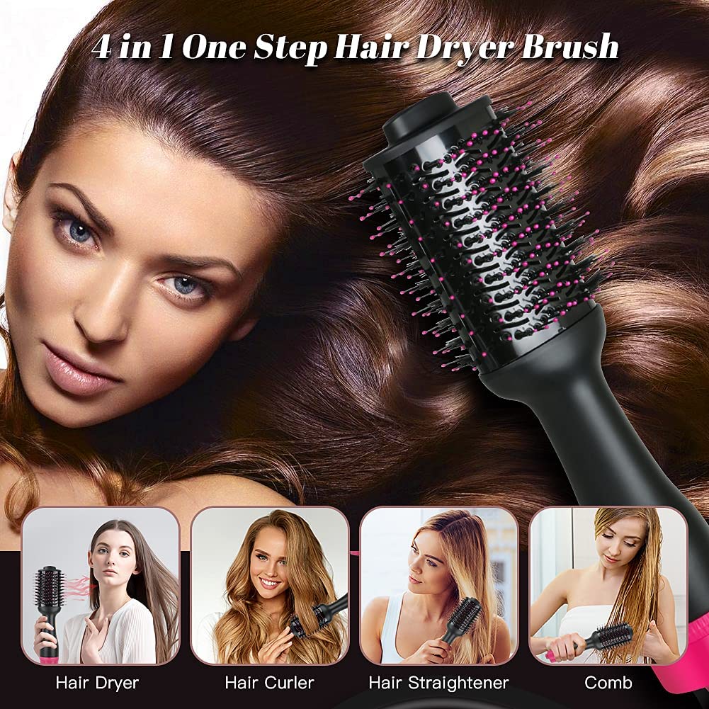 Hot Air One-Step Hair Dryer Negative Ion Anti-Frizz Blowout for Drying,Straightening, Curling and Volumizer (AU Plug) Tristar Online