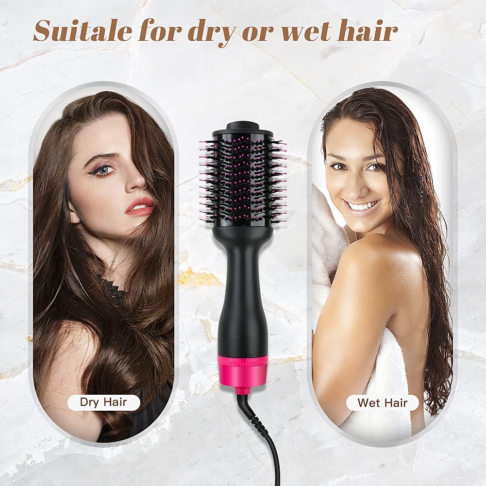 Hot Air One-Step Hair Dryer Negative Ion Anti-Frizz Blowout for Drying,Straightening, Curling and Volumizer (AU Plug) Tristar Online