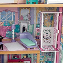 Dollhouse with Furniture for kids 120 x 88 x 40 cm (Model 3) Tristar Online