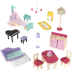 Dollhouse with Furniture for kids 120 x 88 x 40 cm (Model 3) Tristar Online