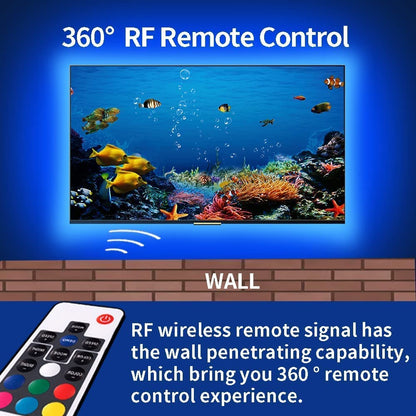 3M LED Strip Lights Rope Light for TV, Gaming and Computer (Lights Strip App with Remote Control) Tristar Online