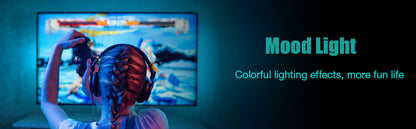 3M LED Strip Lights Rope Light for TV, Gaming and Computer (Lights Strip App with Remote Control) Tristar Online
