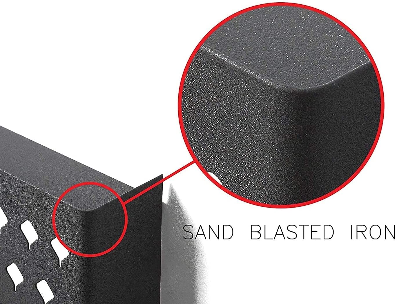 Wall Mount Earring Jewelry Hanger Organizer Holder with 109 Holes and 19 Hooks (Black) Tristar Online