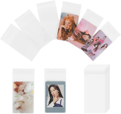 100 Packs Photocard Sleeves, 200Microns Kpop (Sealable) Tristar Online