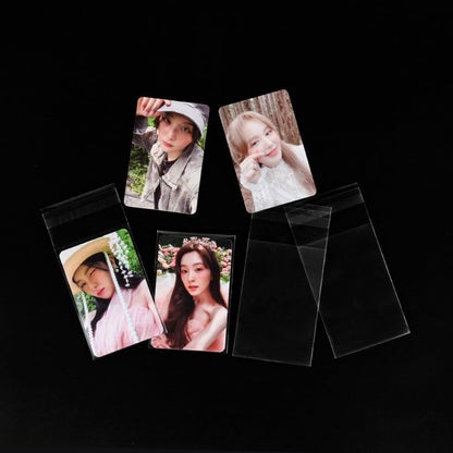 100 Packs Photocard Sleeves, 200Microns Kpop (Sealable) Tristar Online