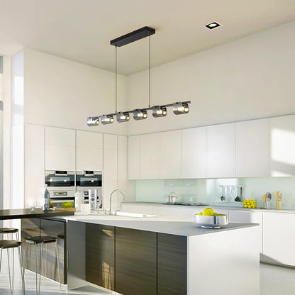 Modern LED Chandelier, 6 Lights, 48W Tristar Online