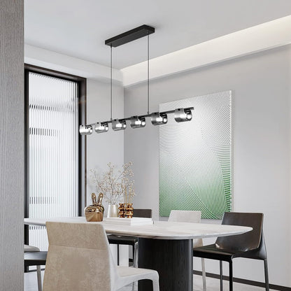 Modern LED Chandelier, 6 Lights, 48W Tristar Online