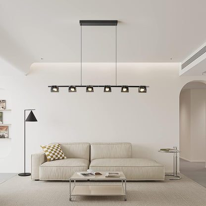 Modern LED Chandelier, 6 Lights, 48W Tristar Online