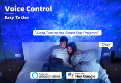 Star Projector Galaxy Light Bedroom connected with Alexa and Google Home Tristar Online