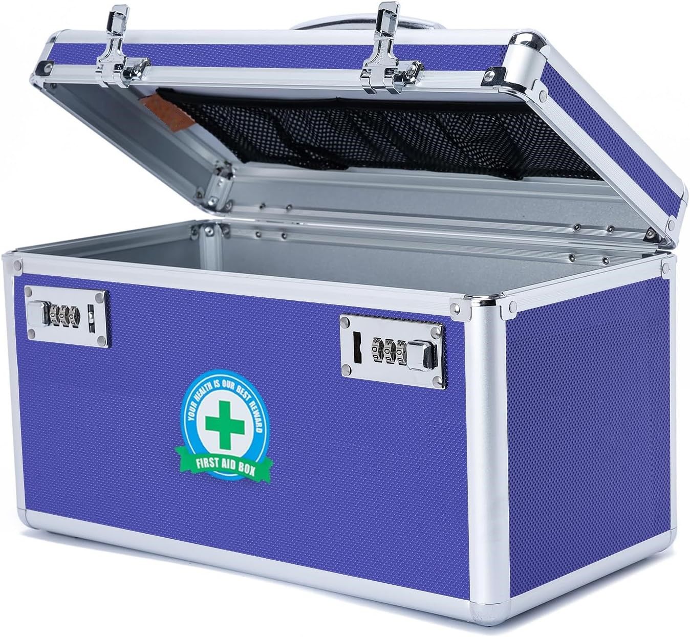 Locking Combination Medicine Box (Blue/Large) Tristar Online