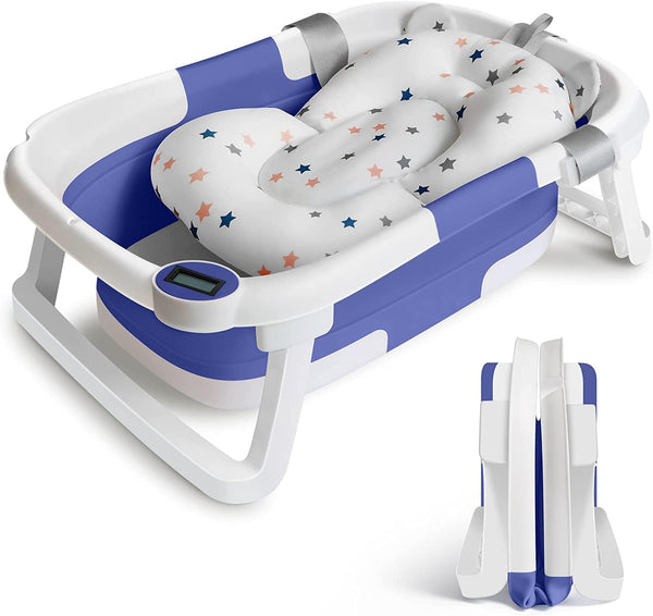 Baby Bath Tub Foldable Newborn, Plastic Seat Cushion Tristar Online