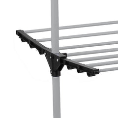 Folding 3 Tier Clothes Laundry Drying Rack with Stainless Steel Tubes for Indoor & Outdoor Home Tristar Online