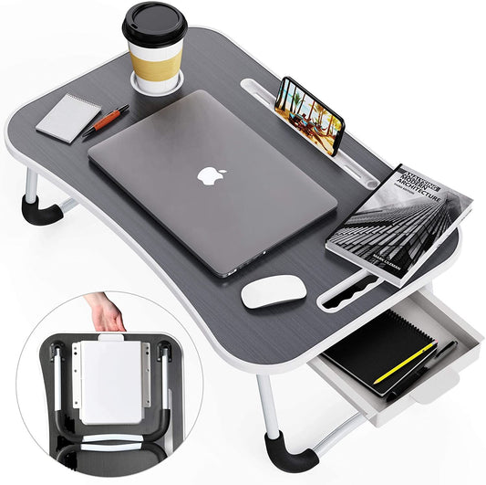 Laptop Bed Desk with Storage and foldable legs for Adults, Kids & Home Office Tristar Online