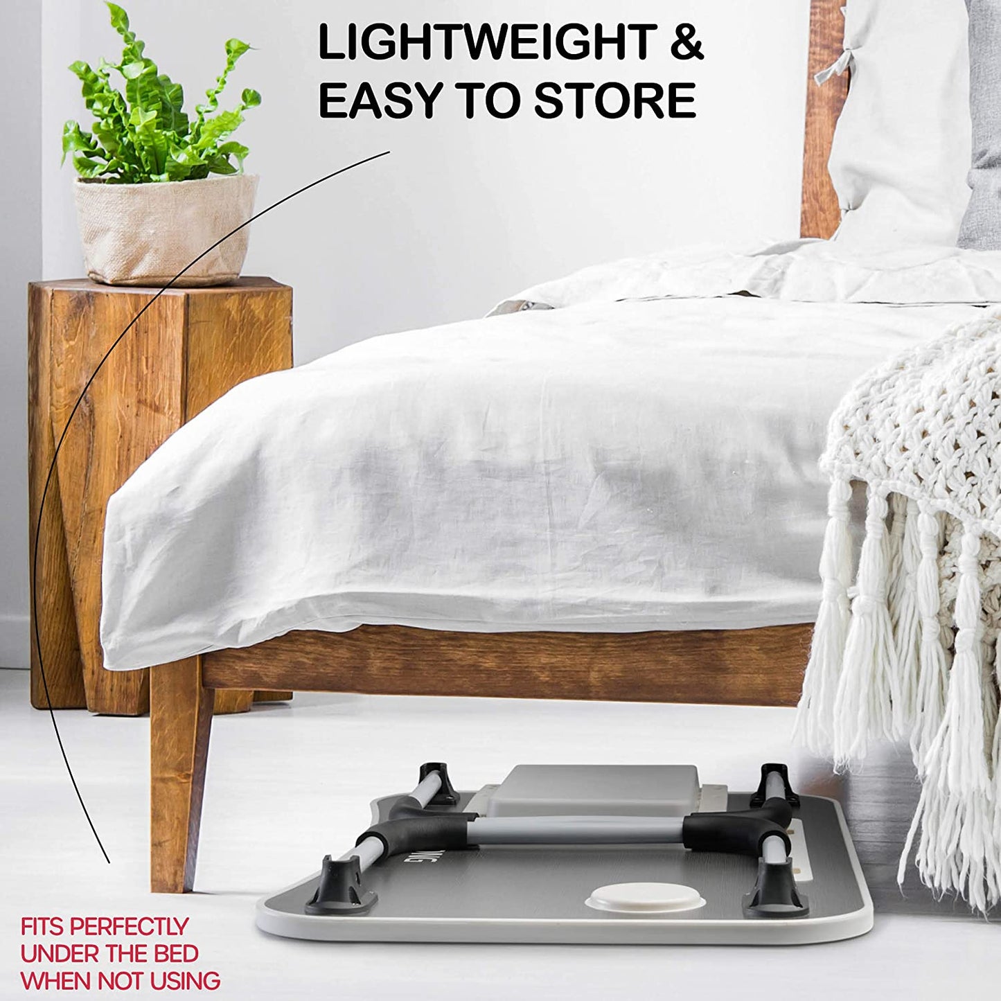 Laptop Bed Desk with Storage and foldable legs for Adults, Kids & Home Office Tristar Online