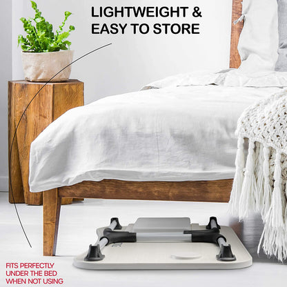 Laptop Bed Desk with Storage and foldable legs for Adults, Kids & Home Office Tristar Online