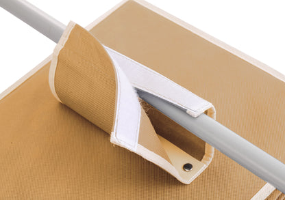 3 Pack 5-Tier Shelf Hanging Closet Organizer and Storage for Clothes (Beige) Tristar Online