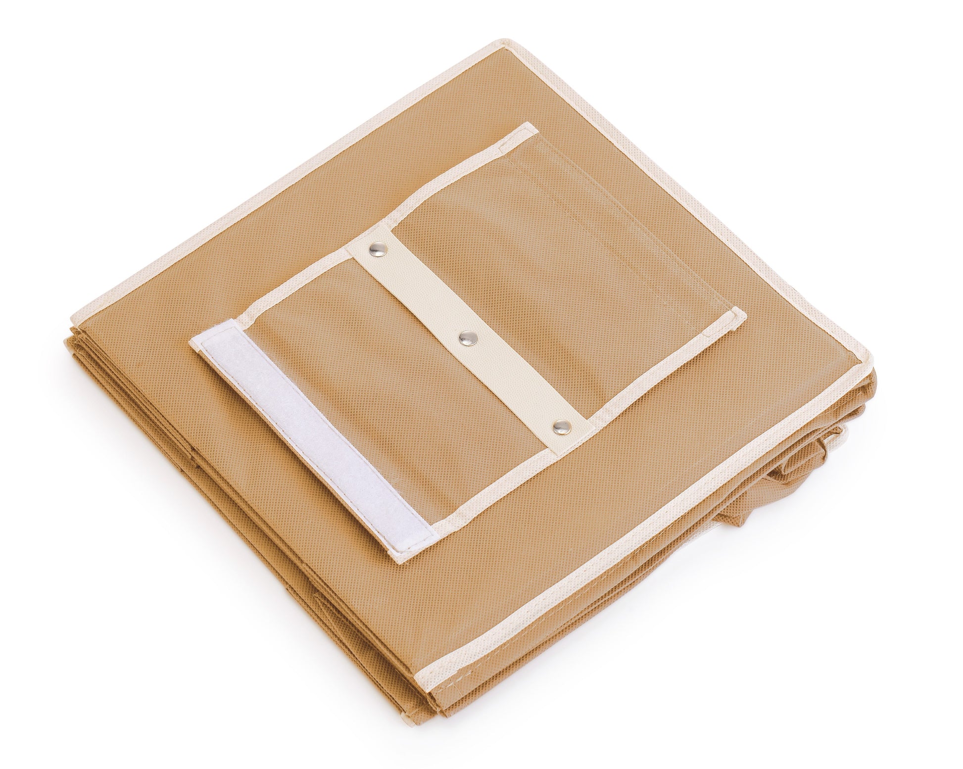 3 Pack 5-Tier Shelf Hanging Closet Organizer and Storage for Clothes (Beige) Tristar Online