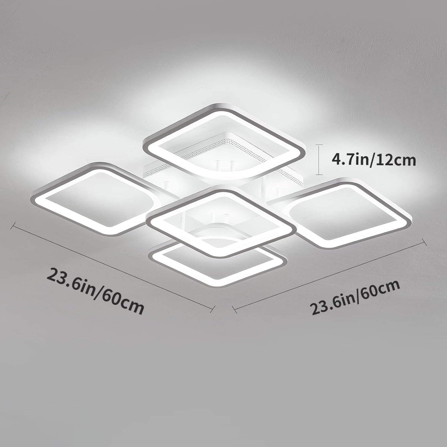 Modern LED Ceiling Light Remote Control (60 cm) Tristar Online
