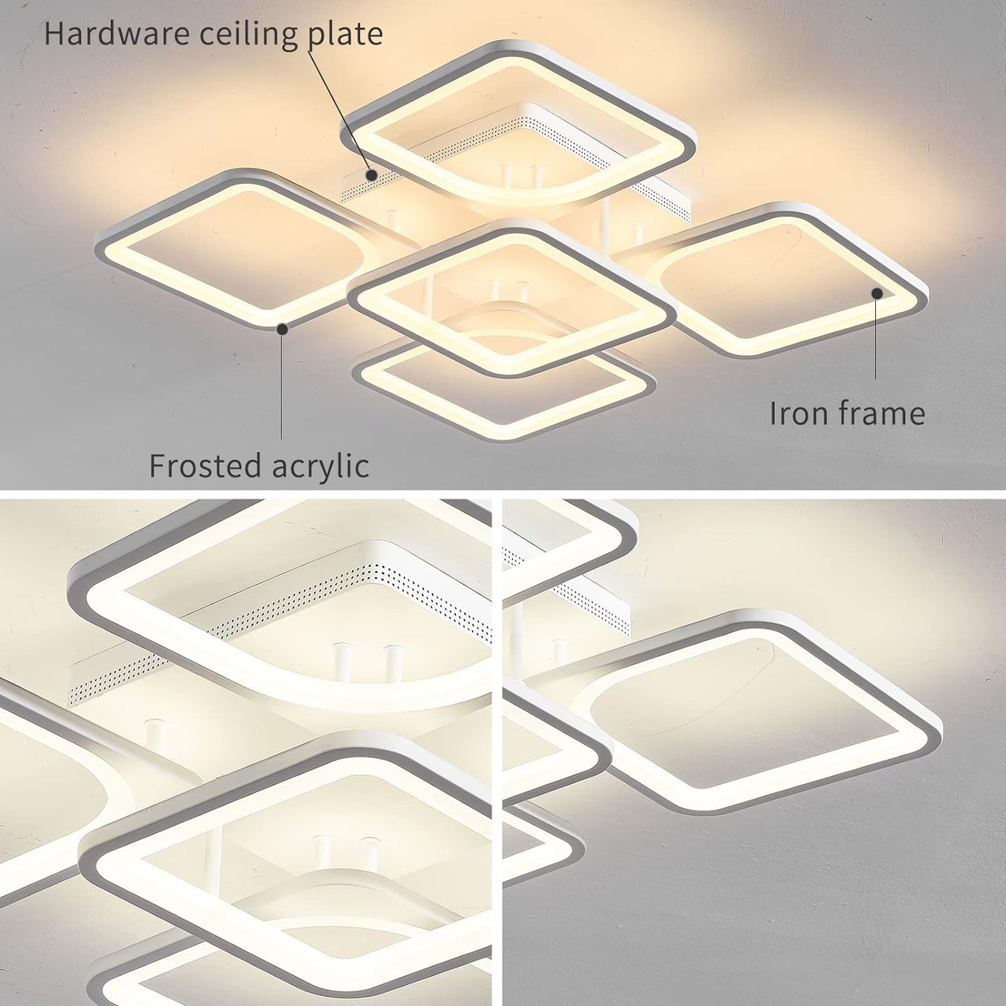 Modern LED Ceiling Light Remote Control (60 cm) Tristar Online