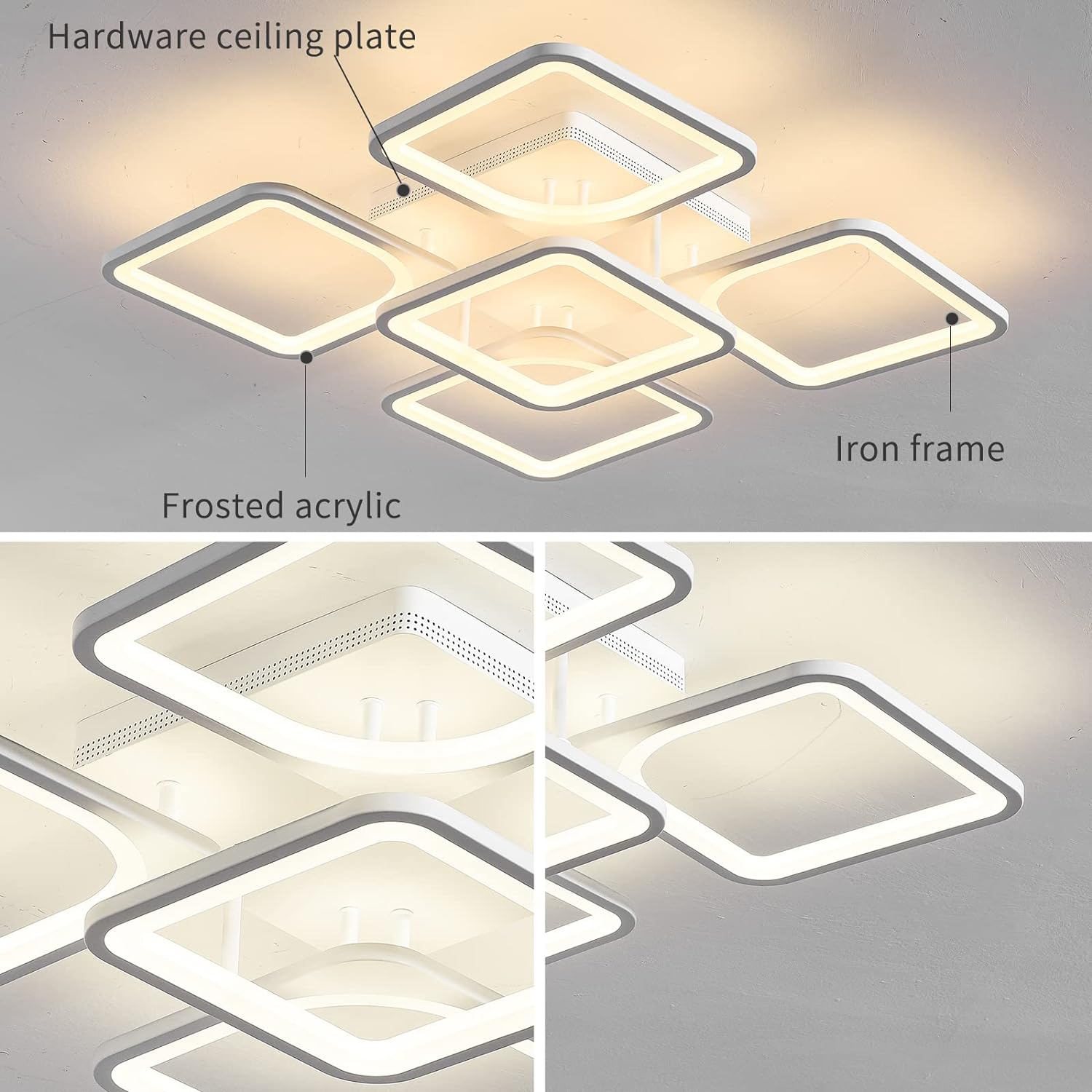 Modern LED Ceiling Light Remote Control (60 cm) Tristar Online