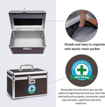 Portable Combination Medicine Box (Coffee/Small) Tristar Online