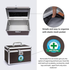 Portable Combination Medicine Box (Coffee/Small) Tristar Online