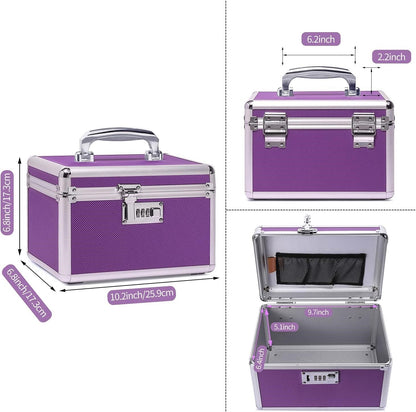Locking Combination Medicine Box (Purple/Small) Tristar Online