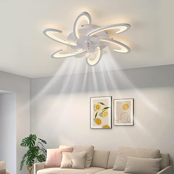 Low Ceiling Light Fan, Low Profile, 6 Wind Speed, 3 Colors (82 cm) Tristar Online