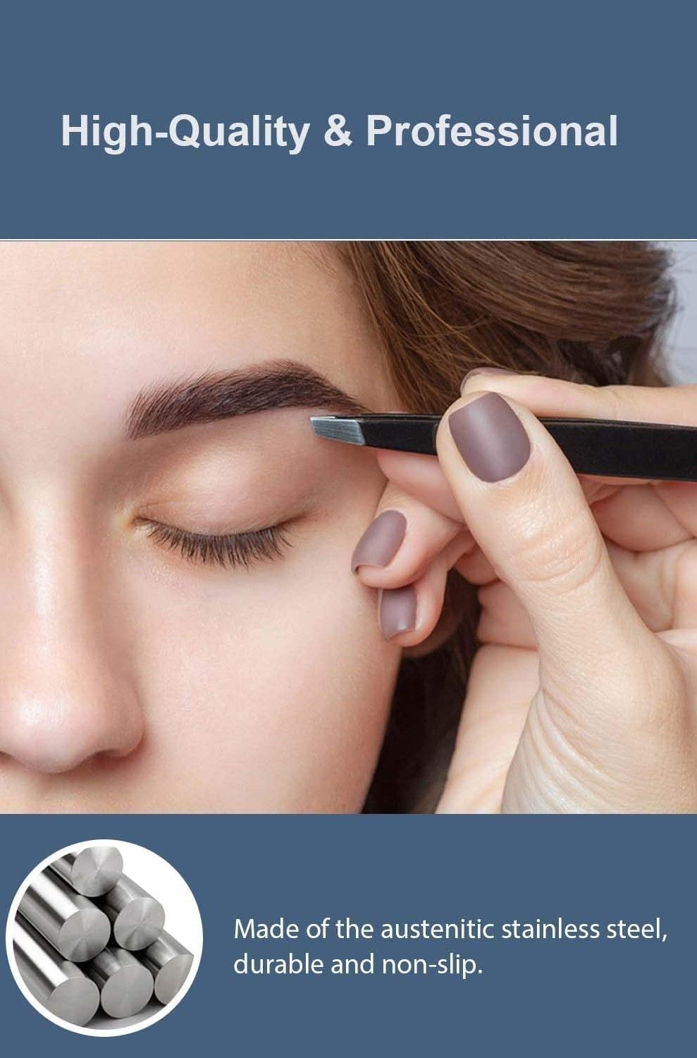 20X Magnifying Mirror and Eyebrow Tweezers Kit for Travel Tristar Online