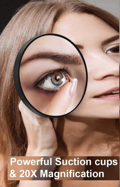 20X Magnifying Mirror and Eyebrow Tweezers Kit for Travel Tristar Online