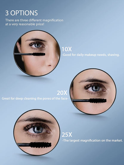 20X Magnifying Mirror and Eyebrow Tweezers Kit for Travel Tristar Online