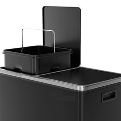 Kitchen Dual Recycling Bin 30L, Black Tristar Online