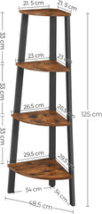 Corner Shelf 4 Tier Industrial Storage Rack Tristar Online