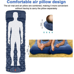 Ultralight Inflatable Camping Sleeping Pad with Pillow for Travelling and Hiking Tristar Online