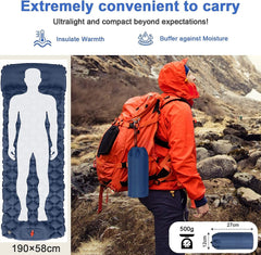 Ultralight Inflatable Camping Sleeping Pad with Pillow for Travelling and Hiking Tristar Online