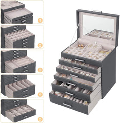 Jewellery Box 6 Layer 5 Drawer Tristar Online