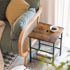 End Table Industrial Side Table Mesh Shelves Tristar Online