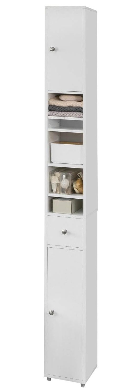 White Tall Bathroom Cabinet High Storage Tristar Online