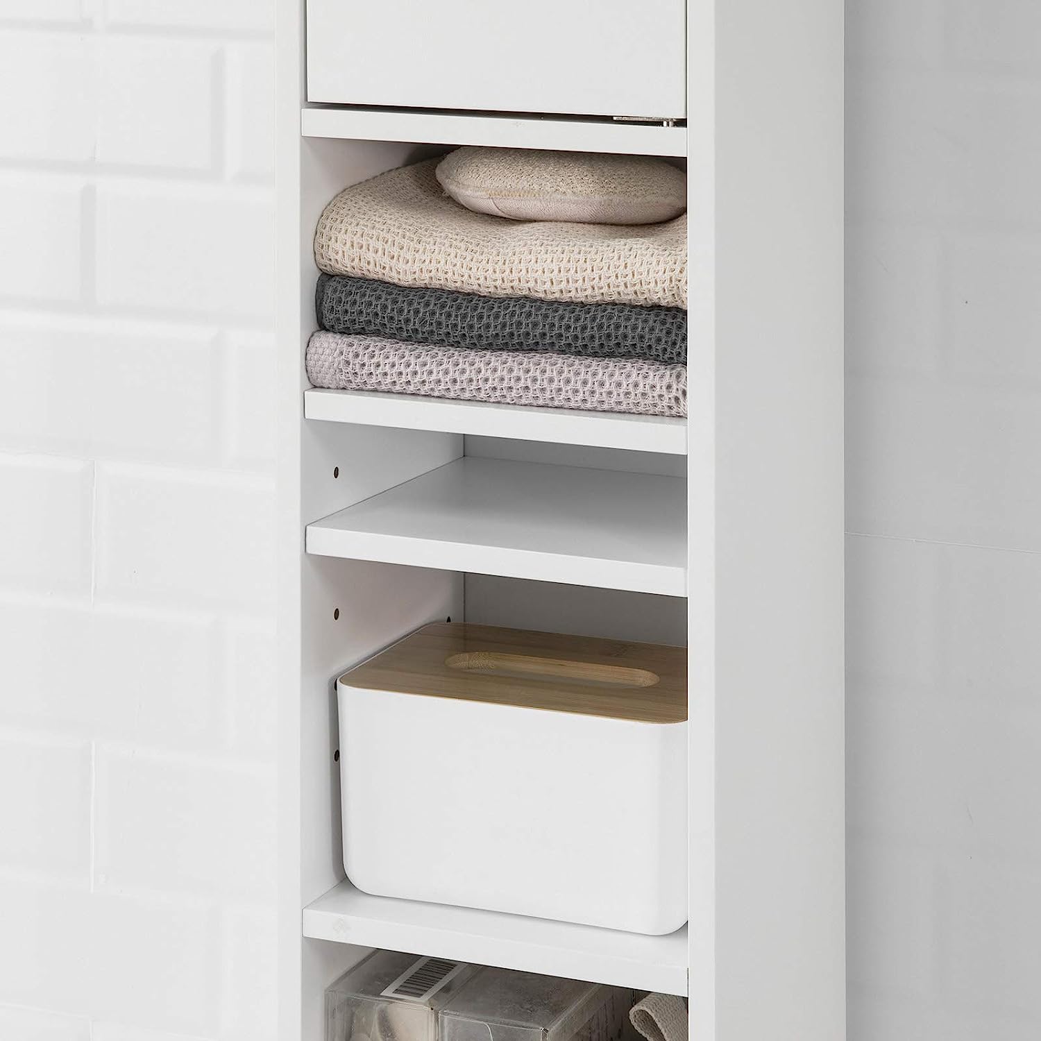 White Tall Bathroom Cabinet High Storage Tristar Online