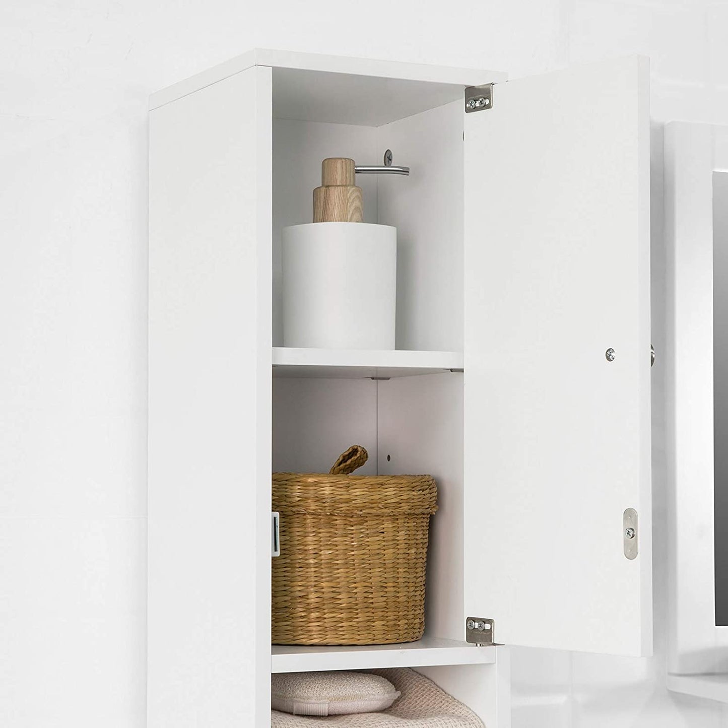 White Tall Bathroom Cabinet High Storage Tristar Online