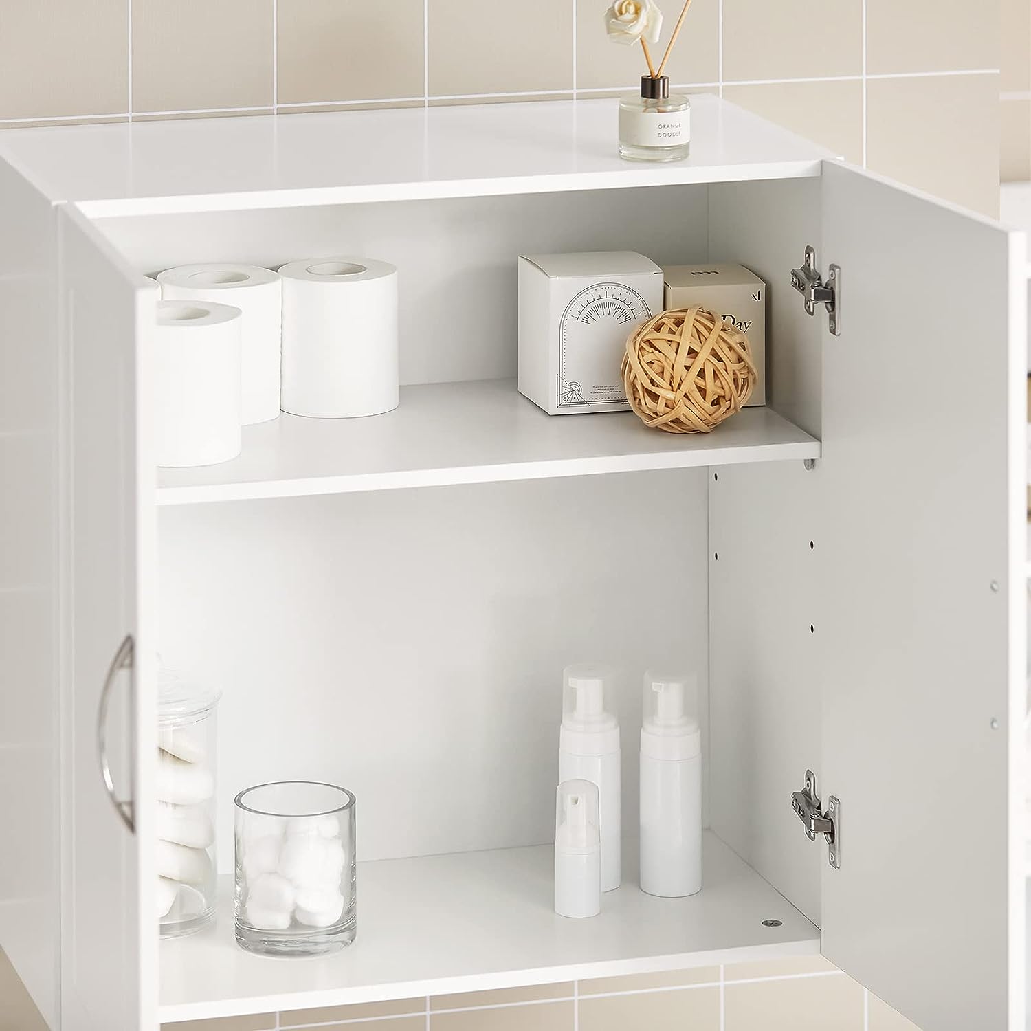 Wall Cabinets Storage, White Tristar Online
