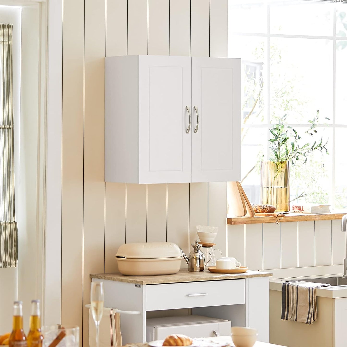 Wall Cabinets Storage, White Tristar Online