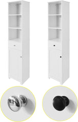 Tall Bathroom Storage Cabinet 3 Shelves, White Tristar Online