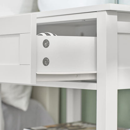 Bedside Table with Drawer Shelves Tristar Online