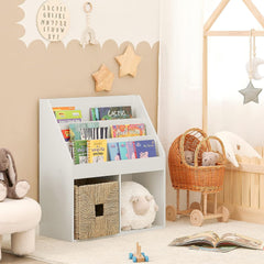 Kids Shelving Unit 3 Shelves 2 Compartments Tristar Online