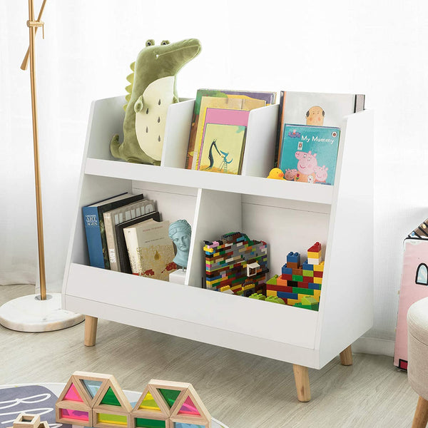 Childrens Shelving Unit, 5 Compartments Bookcase Tristar Online