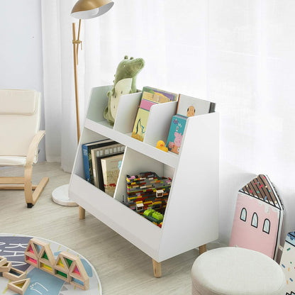 Childrens Shelving Unit, 5 Compartments Bookcase Tristar Online